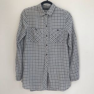 Madewell Eliot Plaid Flannel Button Down Shirt